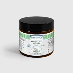 Detox Da Đầu Muối Biển Làm Sạch Sâu Nuôi Dưỡng Chu Kỳ Tái Tạo Tóc 200Gram