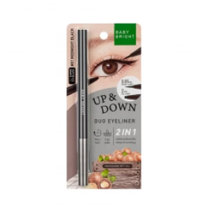 Bút Kẻ Mắt 2 Đầu Baby Bright Up And Down Duo Eyeliner 0.1 g 0.35 g