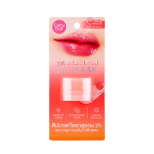 Mặt Nạ Môi Hương Đào Cathy Doll 2% Hyaluron Lip Mask Peach 4.5g