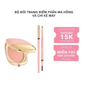 Bộ Đôi Trang Điểm Phấn Má Hồng Và Chì Kẻ Mày