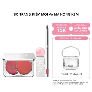Bộ Trang Điểm Môi Và Má Hồng Kem