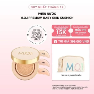 Phấn Nước M.O.I Premium Baby Skin Cushion