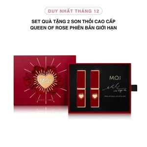 Set Quà Tặng 2 Son Thỏi Cao Cấp Queen Of Rose Phiên Bản Giới Hạn
