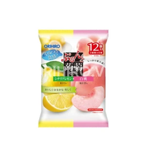 Thạch Trái Cây Orihiro Vị Chanh Và Đào Trắng