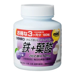 Orihiro Việt Nam | Thực phẩm bổ sung: ORIHIRO Most chewable Iron + Folic acid