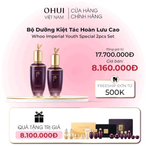 Bộ Dưỡng Kiệt Tác Hoàn Lưu Cao Whoo Imperial Youth Special 2pcs Set