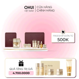 Bộ kem dưỡng trẻ hóa da từ bột kim cương OHUI The First Diadein Solitaire Cream