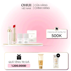 Bộ Son Dưỡng Môi Đông Y Whoo Mi Glow Lip Balm Set Bloom Red