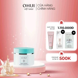 Kem massage tạo độ ẩm OHUI Clear Science Tender Massage Cream