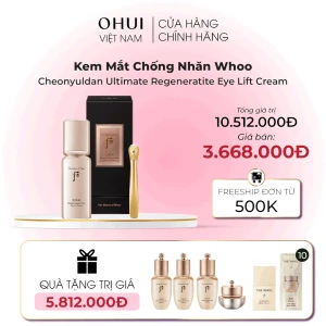 Kem Mắt Chống Nhăn Whoo Cheonyuldan Ultimate Regeneratite Eye Lift Cream