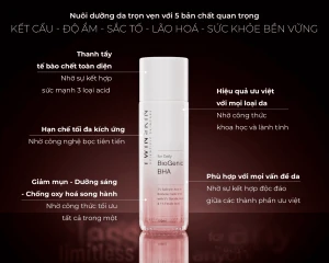 BIOGENIC BHA FOR DAILY - Toner thanh tẩy tế bào chết, dưỡng sáng da, cải thiện lão hoá 50ml - Twins Skin