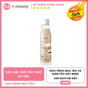 Dầu gội cho tóc khô, hư tổn Love Nature Shampoo for Dry Hair Wheat & Coconut Oil 32618 Oriflame