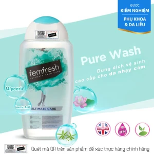 Dung dịch vệ sinh Femfresh Pure & Fresh Wash chuyên dành cho làn da nhạy cảm ( Màu xanh ngọc )