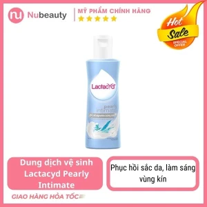 Dung dịch vệ sinh phụ nữ Lactacyd Pearly Intimate