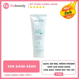 Kem đánh răng Ap24 Nuskin trắng sáng whitening fluoride toothpaste