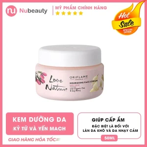 Kem dưỡng da Love Nature quả Kỷ tử và Yến mach hữu cơ Oriflame 34862
