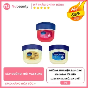 Sáp dưỡng môi Vasaline chống khô môi, nứt nẻ dạng hủ 7g