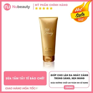 Sữa tắm tẩy tế bào chết Oriflame Milk and Honey Gold 31601 Oriflame