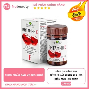 Vitamin E đỏ Mirrolla 270mg chính hãng của Nga