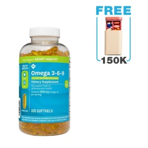 Dầu cá Member s Mark Omega 3-6-9 Supports Heart Health (325 viên)