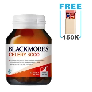 Viên uống hỗ trợ bệnh Gout Blackmores Celery 3000mg (50 viên)