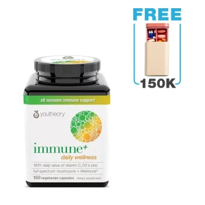 Viên uống tăng cường hệ miễn dịch Youtheory Immune Daily Wellness (150 viên)