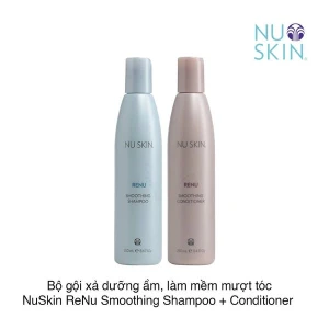 Bộ gội xả dưỡng ẩm, làm mềm mượt tóc NuSkin ReNu Smoothing Shampoo Conditioner (250ml x 2)