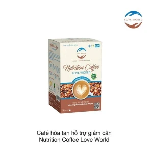 Café hòa tan hỗ trợ giảm cân Nutrition Coffee Love World (18g x 15 gói)