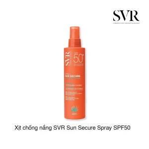CHỐNG NẮNG DẠNG XỊT (DÀNH CHO MẶT VÀ TOÀN THÂN) SVR SUN SECURE SPRAY SPF50