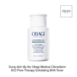 Dung dịch tẩy tbc Obagi Medical Clenziderm M.D Pore Therapy Exfoliating BHA Toner 2% Salicylic Acid 148ml