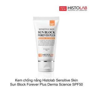 Kem chống nắng cho da nhạy cảm Histolab Sensitive Skin Sun Block Forever Plus Derma Science SPF50 50g
