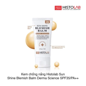 Kem chống nắng Histolab Sun Shine Blemish Balm Derma Science 50g (Hộp 690k