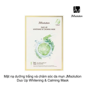 Mặt nạ dưỡng trắng và chăm sóc da mụn JMsolution Duo Up Whitening & Calming Mask (30ml x 10 miếng)