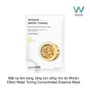 Mặt nạ làm sáng, tăng sức sống cho da Wonjin Effect Water Toning Concentrated Essence Mask