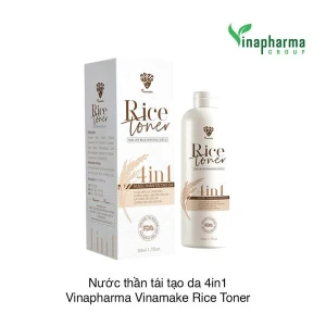 Nước thần tái tạo da 4in1 Vinapharma Vinamake Rice Toner 200ml