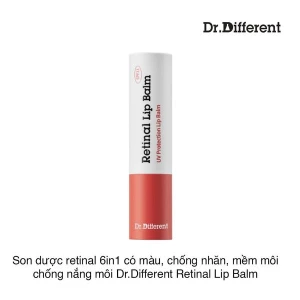Son dược retinal 6in1 có màu, chống nhăn, mềm môi, làm đầy rãnh môi, xoá thâm sáng hồng