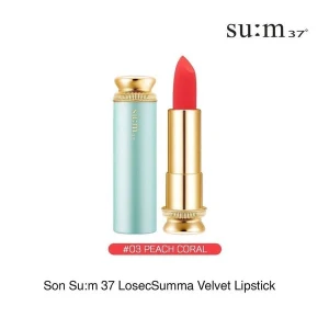 Son Su:m 37 LosecSumma Velvet Lipstick 3.6g 03 Peach Coral