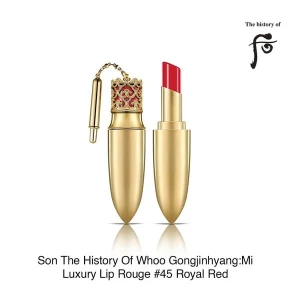 Son The History Of Whoo Gongjinhyang:Mi Luxury Lip Rouge 45 Royal Red 6g