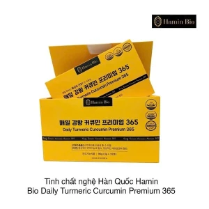 Tinh chất nghệ Hàn Quốc Hamin Bio Daily Turmeric Curcumin Premium 365 96g (3g x 32 ống)