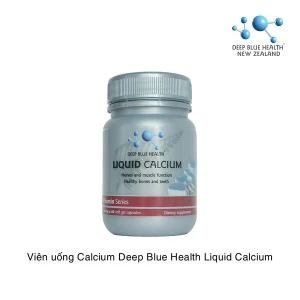 Viên uống bổ sung canxi Calcium Deep Blue Health Liquid Calcium