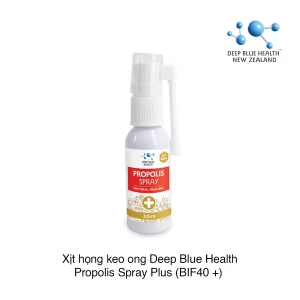 Xịt keo ong Deep Blue Health Propolis Spray Natural Healing BIF 40 30ml (hộp)