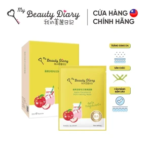Hộp 8 miếng mặt nạ My Beauty Diary Apple Polyphenols Mask làm sạch se khít lỗ chân lông trắng sáng da táo đỏ