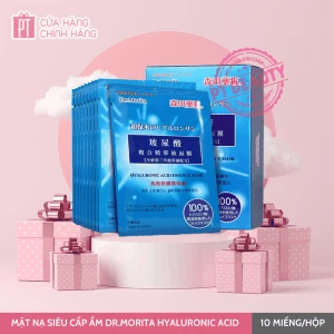 Mặt Nạ Siêu Cấp Ẩm Dr.Morita Hyaluronic Acid Essence Mask 10pcs (DM37)