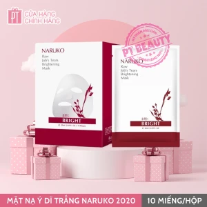 Mặt Nạ Ý Dĩ Trắng Sáng Da Naruko Hộp 10 Miếng (bản mới 2020)
