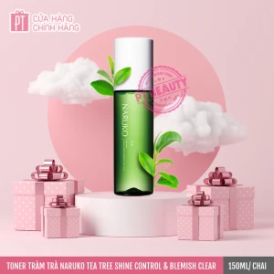 Nước hoa hồng Tràm trà - Naruko Tea tree Shine Cotrol & Blemish Clear Toner 150ml