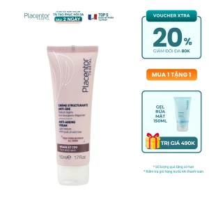 Kem Trẻ Hóa, Căng Mướt Da (Dành Cho Da Dầu, Da Hỗn Hợp) Placentor Anti-Ageing Cream Light Texture