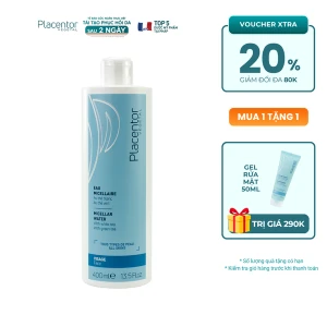 Nước Tẩy Trang Công Nghệ Micellar Placentor (Dành Cho Da Dầu Và Hỗn Hợp)