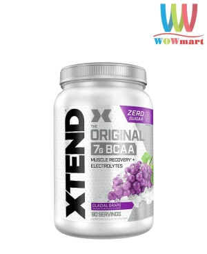 Bột BCAA tăng cơ, điện giải Xtend Original BCAA Glacial Grape 1.17kg