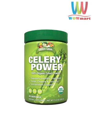 Bột cần tây hữu cơ Garden Greens Celery Power 320g