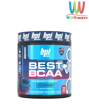 Bột uống bổ sung BCAA BPI Sports Best BCAA Blue Raspberry 300g